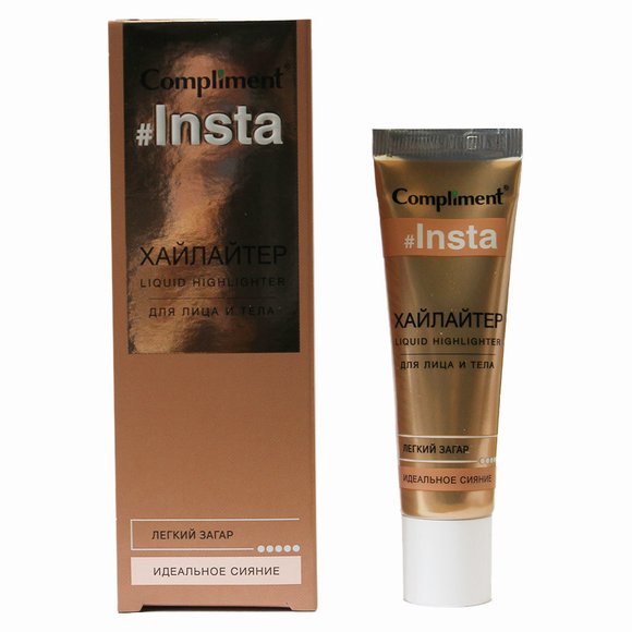 Compliment Хайлайтер для лица и тела легкий загар, 35 ml
