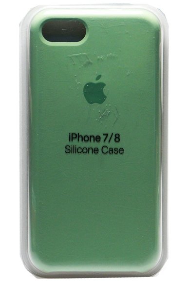 Силиконовый чехол для iPhone 7/8 болотно-зеленый