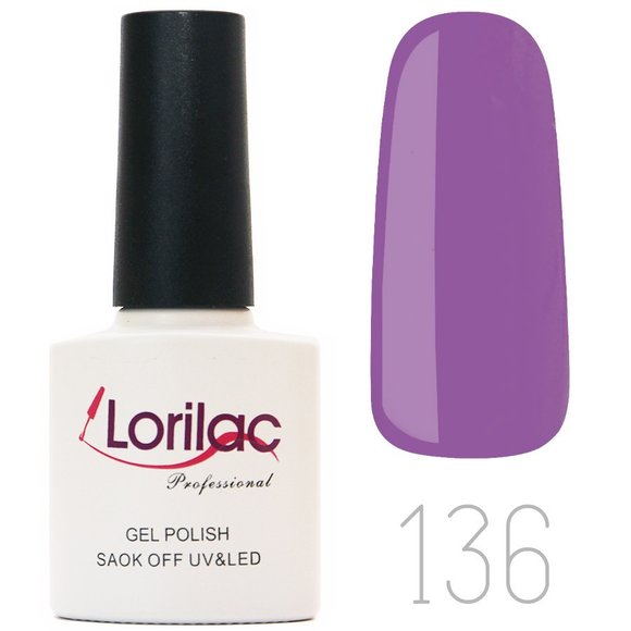 Гель-лак Lorilac -136 10 ml