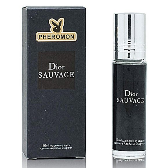 Духи с феромонами Dior Sauvage pour homme EDT 10 ml (шариковые)