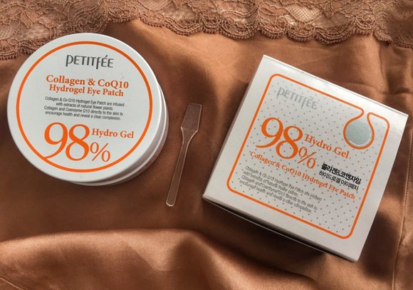 Гидрогелевые патчи для глаз Petitfee 98% Collagen & CoQ10 Hydro Gel Eye Patch – уценка (мятая коробка)