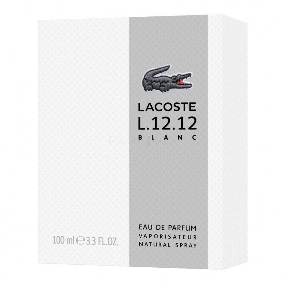 Lacoste Eau De Lacoste L.12.12 Blanc edp for men 100 ml NEW 918