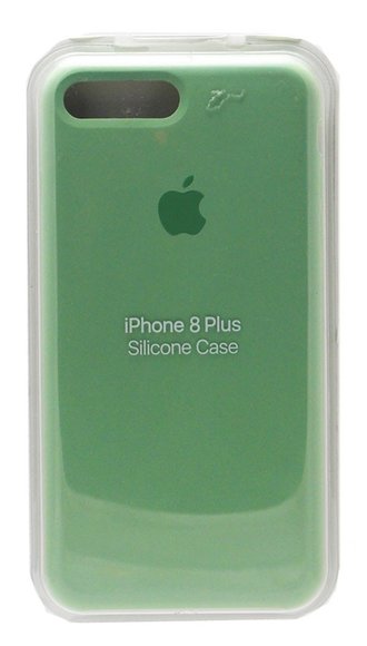 Силиконовый чехол для iPhone 7/8 Plus зеленый
