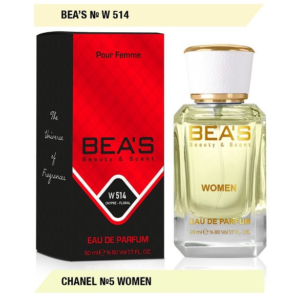 Парфюм Beas Chanel No:5 Women арт. W 514 50 ml Парфюм Beas Chanel No:5 Women арт. W 514 50 ml