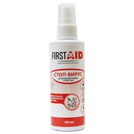 First Aid Стоп-Вирус дезинфицирующее средство 100 ml First Aid Стоп-Вирус дезинфицирующее средство 100 ml