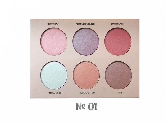 Палетка Хайлайтеров Anastasia Beverly Hills by Nicole Guerriero4.2g (1)