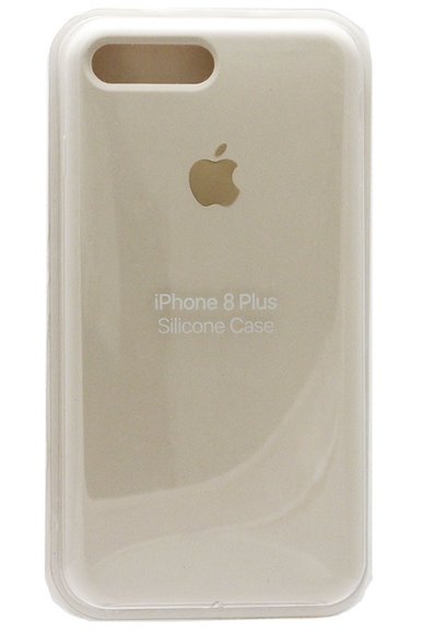 Силиконовый чехол для iPhone 7/8 Plus бежевый