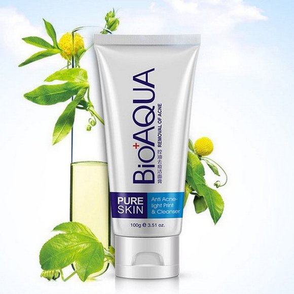 Пенка для умывания от акне Bioaqua removal of acne Pure Skin арт. 0702 Пенка для умывания от акне Bioaqua removal of acne Pure Skin арт. 0702
