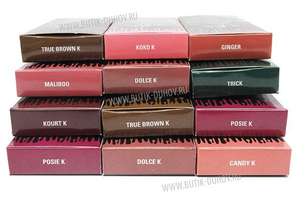 Набор Kylie 4in1 (карандаши для губ и глаз + жидкая помада + точилка) 12шт