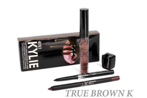 Набор Kylie 4in1 (карандаши для губ и глаз + жидкая помада + точилка) 12шт