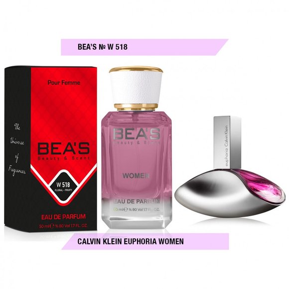 Парфюм Beas Calvin Klein Euphoria Women арт. W 518 50 ml