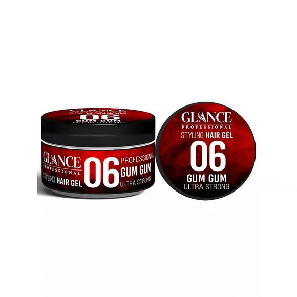 GLANCE Professional Гель для укладки волос GUM GUM ULTRA STRONG №06 - 300 ml GLANCE Professional Гель для укладки волос GUM GUM ULTRA STRONG №06 - 300 ml