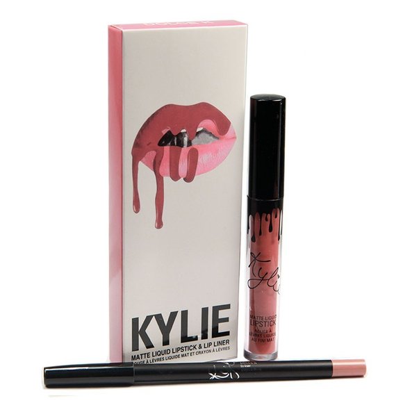 Жидкая матовая помада+карандаш KYLIE - Dolce K (1шт) Жидкая матовая помада+карандаш KYLIE - Dolce K (1шт)