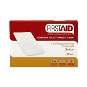 Firstaid повязка пластырного типа стерильная (8х6см) 10 шт. Firstaid повязка пластырного типа стерильная (8х6см) 10 шт.