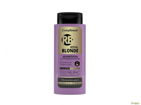 Compliment Royal Blonde Шампунь для блондированных волос, 320 ml Compliment Royal Blonde Шампунь для блондированных волос, 320 ml