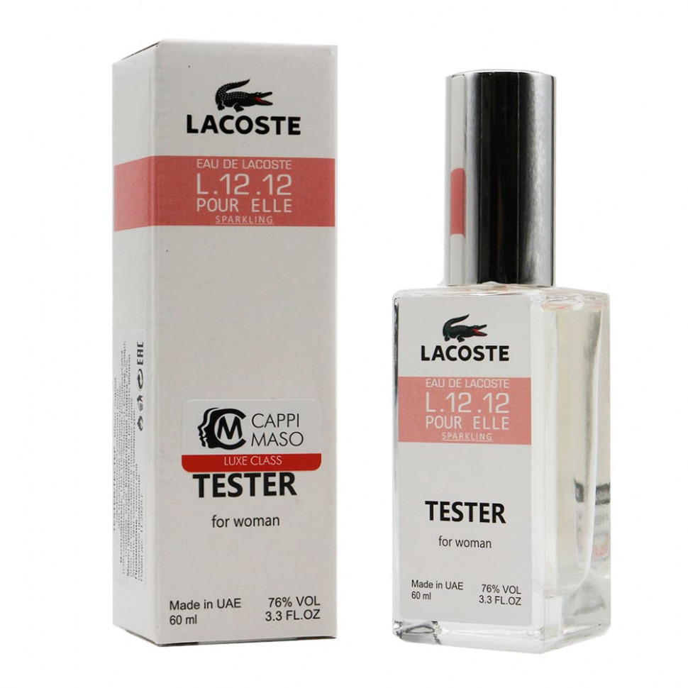 Тестер Lacoste Pour Elle Sparkling edp for women 60 ml ОАЭ