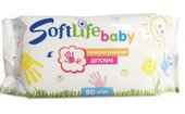 Softline baby влажные детские салфетки 80 шт Softline baby влажные детские салфетки 80 шт