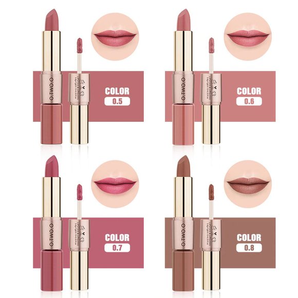 Матовая губная помада O.TWO.O Rose Gold 2in1 3.5g Цвет №09 арт. N9107 Насыщенная вишня