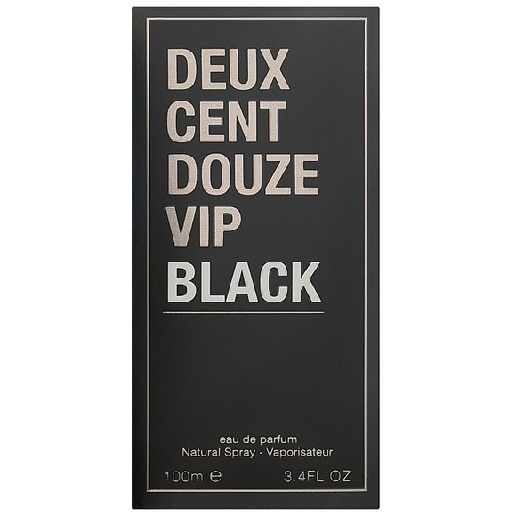 Fragrance World Deux Cent Douze Vip Black edp for man 100 ml