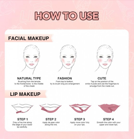 Тинт для губ 2 в 1 O.TWO.O арт. YJ005-01 №4 (Strawberry Love Hickey) 6.5 g.