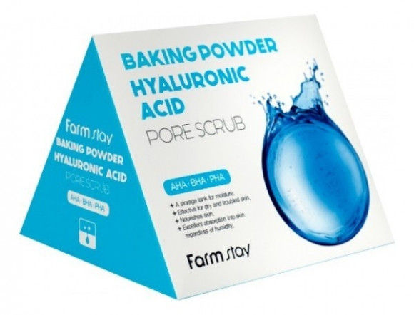 FarmStay Скраб для лица Baking Powder Hyaluronic Acid Pore Scrub Набор  (25 шт *7г)