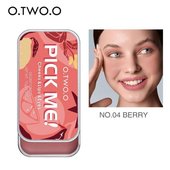 Матовый крем 3 в 1 (румяна, тени для век, помада для губ) O.TWO.O Pick Me 10г #9139 (№04 Розово-каштановый)