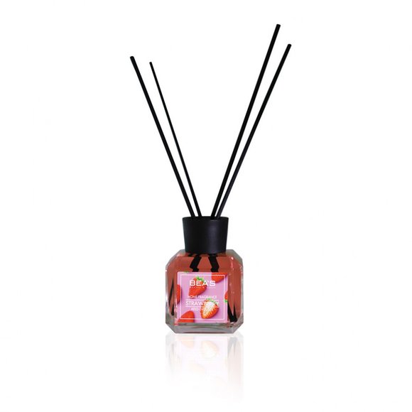 Ароматический диффузор с палочками Beas Strawberry - Клубника 120 ml