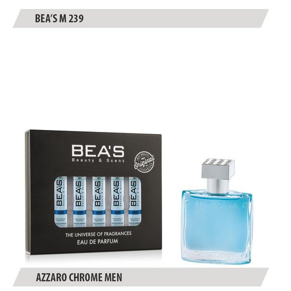 Парфюмерный набор Beas Azzaro Chrome Men 5*5 ml M 239 Парфюмерный набор Beas Azzaro Chrome Men 5*5 ml M 239