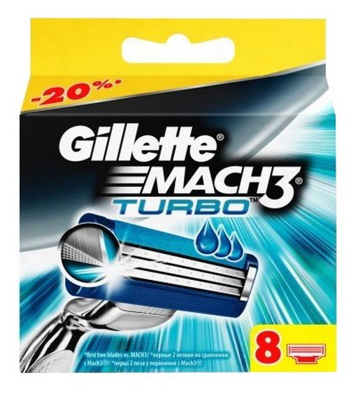 Mach3 turbo (8шт.)