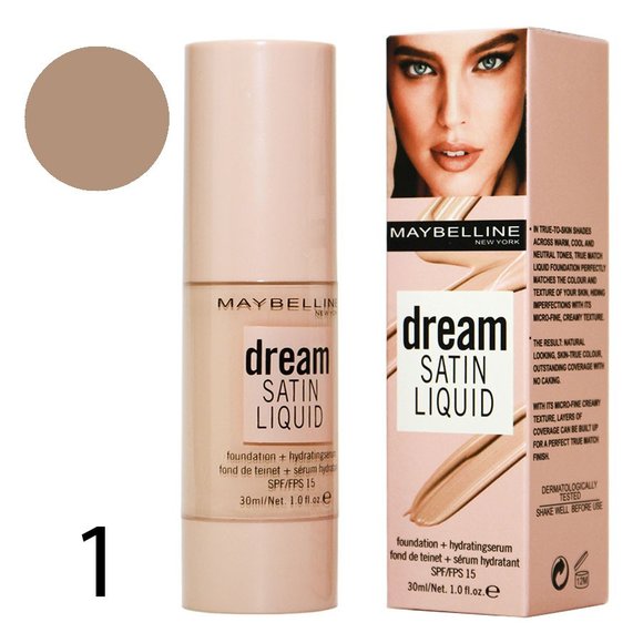 Тональный крем Maybelline Dream Satin Liquid, 30 ml Тональный крем Maybelline Dream Satin Liquid, 30 ml