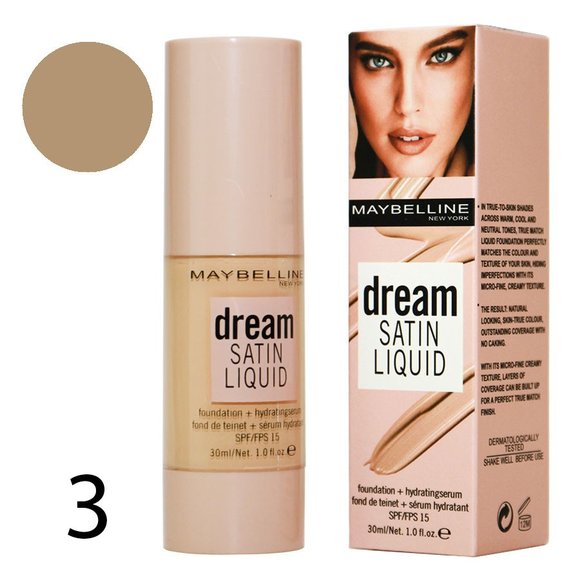 Тональный крем Maybelline Dream Satin Liquid, 30 ml Тональный крем Maybelline Dream Satin Liquid, 30 ml