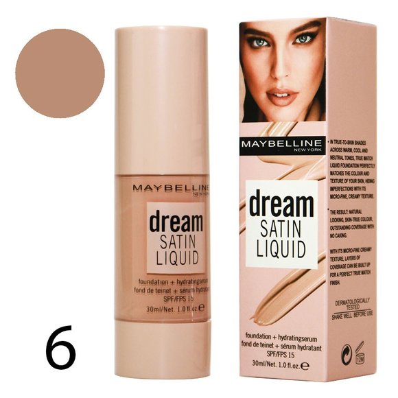 Тональный крем Maybelline Dream Satin Liquid, 30 ml Тональный крем Maybelline Dream Satin Liquid, 30 ml