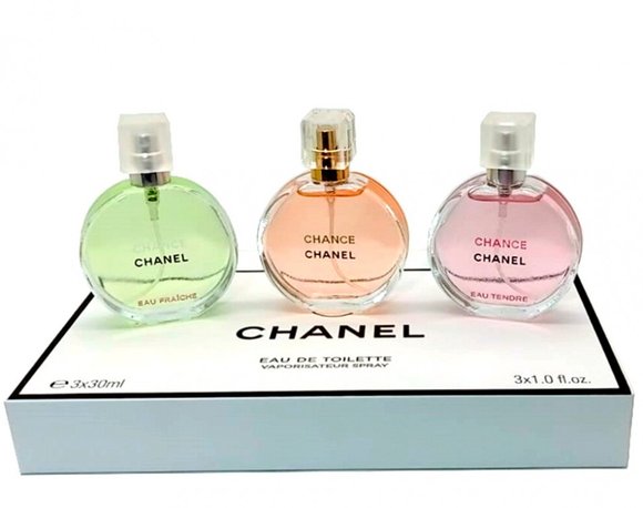 Подарочный женский набор Chanel Chance 3x30мл