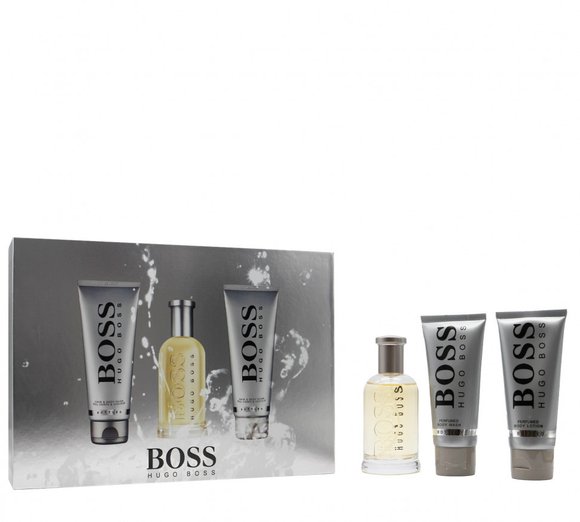Подарочный набор Hugo Boss (Духи 100мл,  Гель для душа 100мл, Лосьон для тела 100мл)