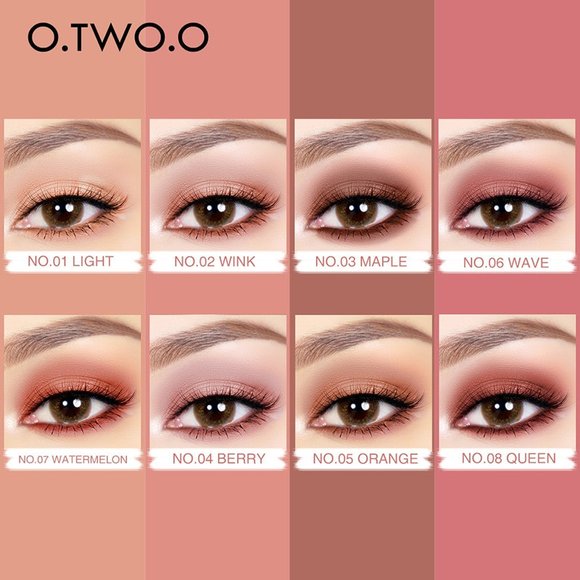 Матовый крем 3 в 1 (румяна, тени для век, помада для губ) O.TWO.O Pick Me 10г #9139 (№07 Красный)