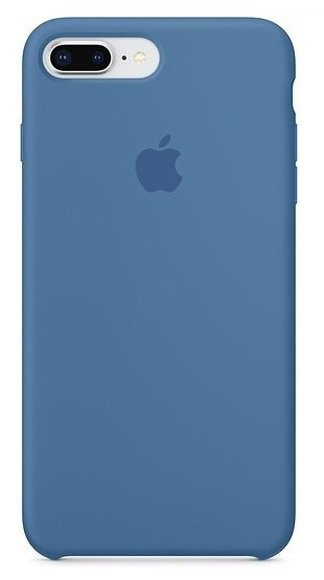 Силиконовый чехол для iPhone 7/8 Plus - Синий деним (Denim Blue)