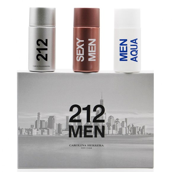 Подарочный набор Carolina Herrera 212 for men 3x30 ml