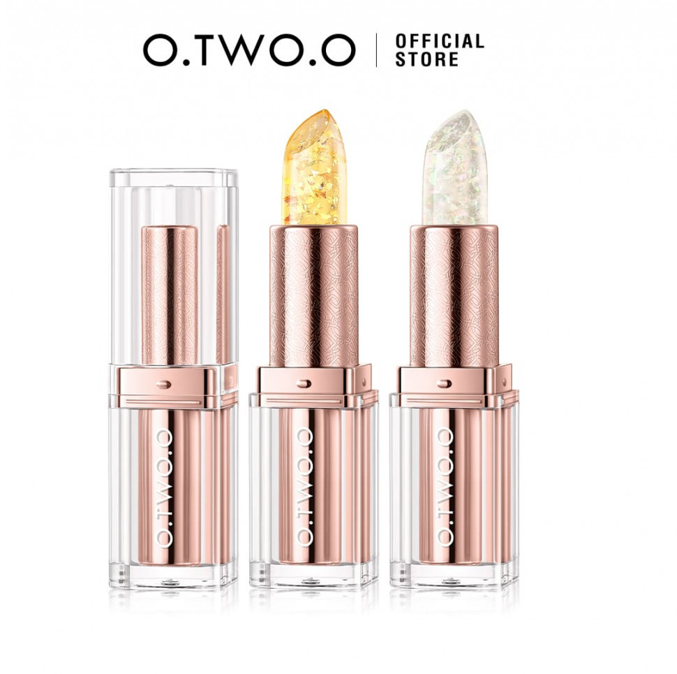 HC018-01 O.TWO.O Губная помада с золотистым эффектом и термоизменением