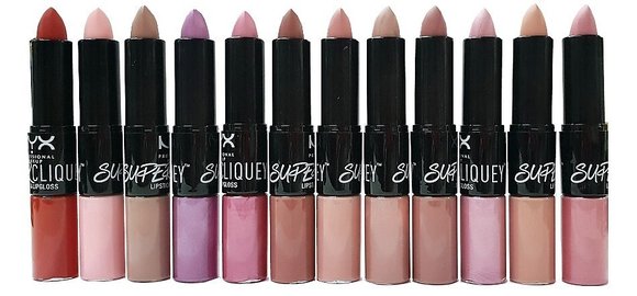 Помада + Жидкая помада + Карандаш NYX SUPER CLIQUEY ( 12 шт упаковка)