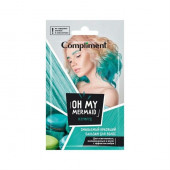 Compliment Смываемый красящий бальзам для волос Oh my Mermaid Изумруд , 25 ml Compliment Смываемый красящий бальзам для волос Oh my Mermaid Изумруд , 25 ml