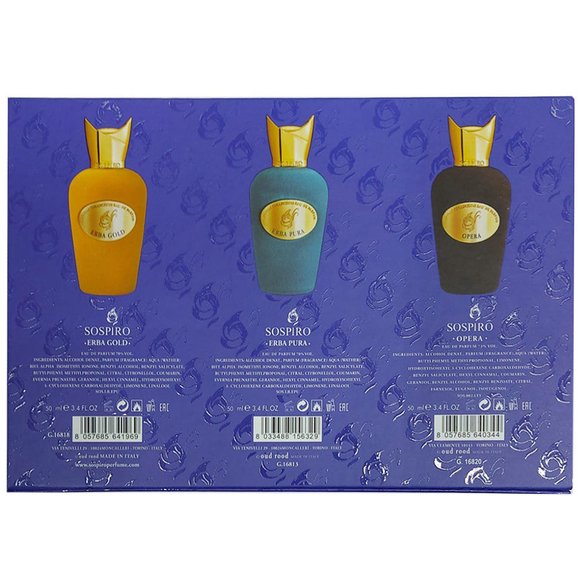 Подарочный набор Sospiro 3x50 ml