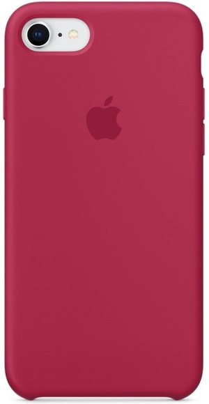 Силиконовый чехол для iPhone 7/8 -Красная роза (Rose Red)