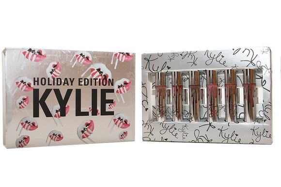 Жидкая помада KYLIE HOLIDAY EDITION Серебро (12 оттенков)