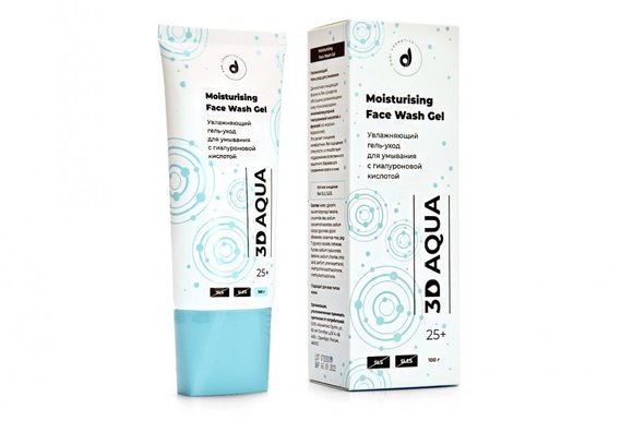 Dari Cosmetics Увлажняющий гель-уход для умывания с гиалуроновой кислотой 100 гр. (арт. 50020) Dari Cosmetics Увлажняющий гель-уход для умывания с гиалуроновой кислотой 100 гр. (арт. 50020)
