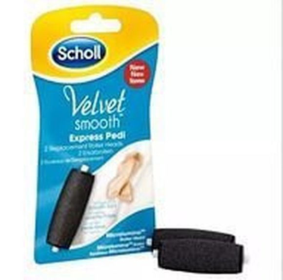 Насадки сменные роликовые для пилки Шолль(Scholl) - 2 шт в комплекте.