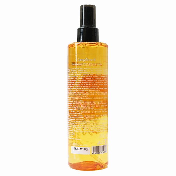 Compliment Мист для лица и тела Тонизирующий, 250 ml Compliment Мист для лица и тела Тонизирующий, 250 ml