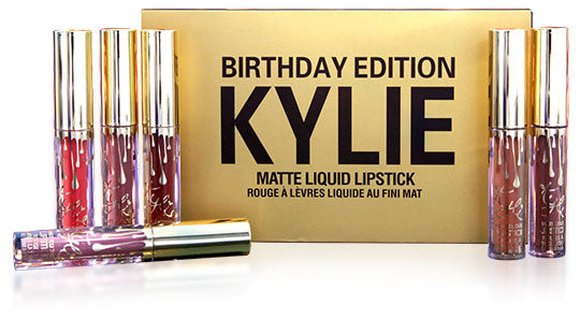 Жидкая помада Kylie Birthday Edition (6шт) Жидкая помада Kylie Birthday Edition (6шт)