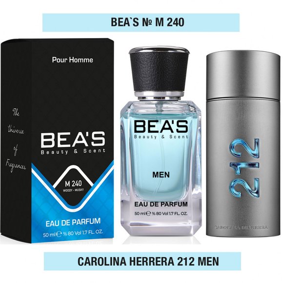 Парфюм Beas Carolina Herrera 212 for men 50 ml арт. M 240