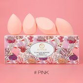 Набор спонжей O.TWO.O Flawless Memory Beauty Blendes Set 4 шт. (Розовый) Набор спонжей O.TWO.O Flawless Memory Beauty Blendes Set 4 шт. (Розовый)