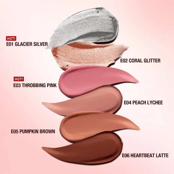 Жидкие тени для век O.TWO.O Powder Mist Liquid Eyeshadow Velvety Shine SC063 #E03 Ярко-розовый